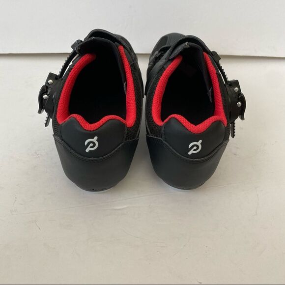 Peloton Clip In Cycling Biking Shoes Black and Red Size 41 - Picture 5 of 9